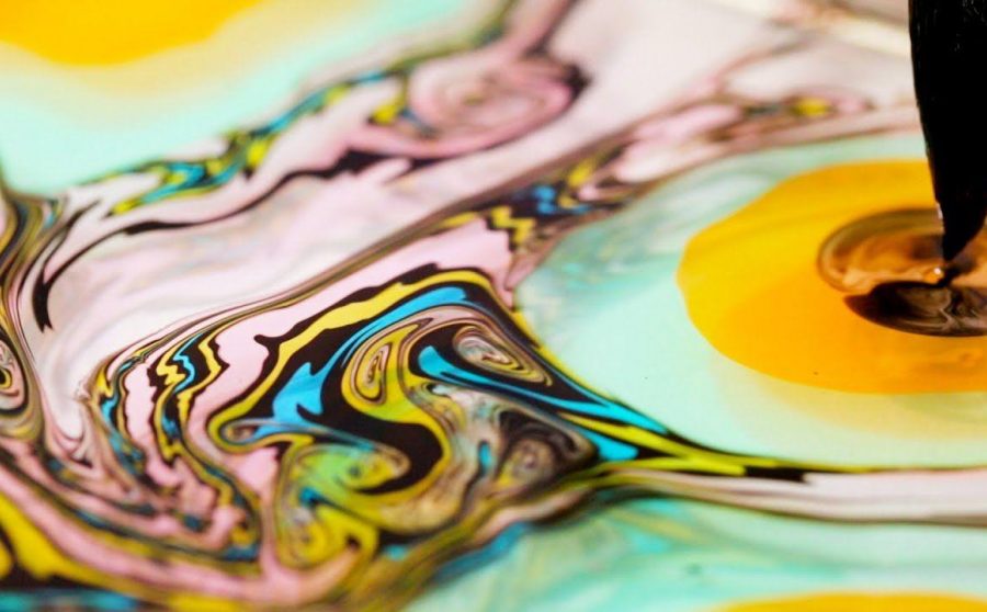 Suminagashi workshop: creativity with natural paints, card & ink